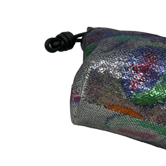 Loewe x Paula's Ibiza Flamenco Mini Sequin Clutch Bag - Picture 5 of 13
